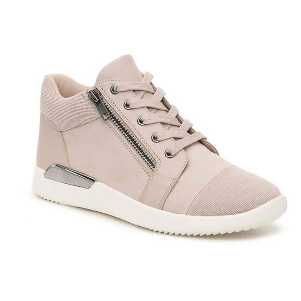 Aldo Jahnsen High Top Sneakers Bone Pink